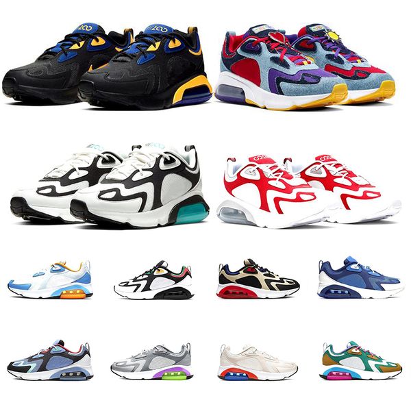 

2020 new 200 teal bordeaux running shoes for men mystic green white gold 200s mens desinger sneakers trainers des chaussures homme