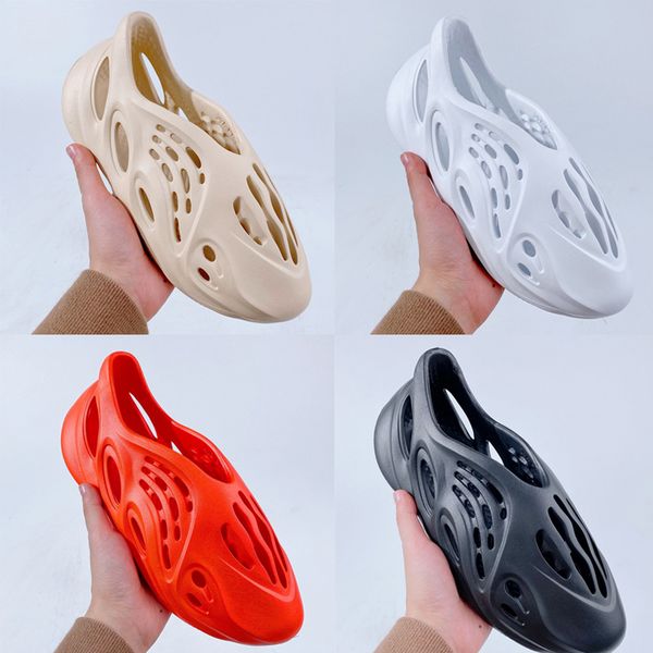 

kanye west men women runnning shoes foam runner racer sports summer beach sandals shoes trainers women skeleton designer sneaker size 36-44