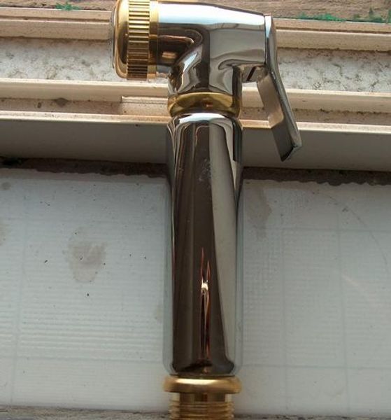 

retail bathroom brass handheld shattaf sprayer nozzle toilet muslim bidet cleaning rinse shower head gun wash diaper spray jet ing