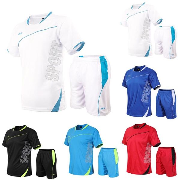 

summer new men's shorts casual suit sportswear tracksuit men sets pants male sweatshirt mens brand t-shirt shorts sets clothing, Gray