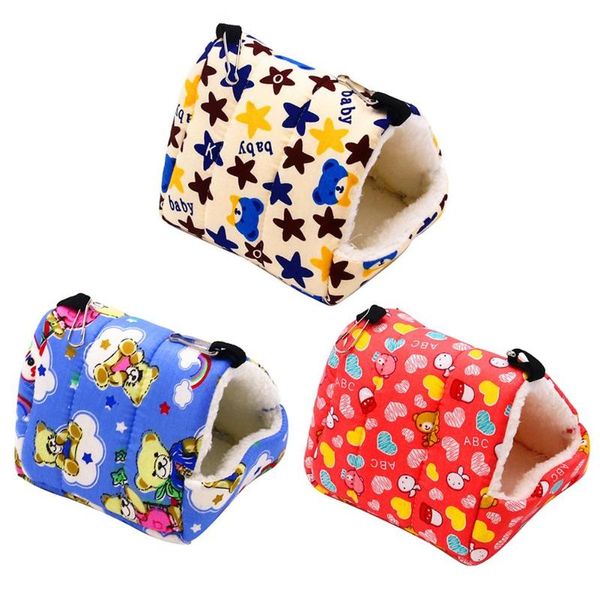 

cute small animal cages pet rabbit hamster house bed rat qquirrel guinea winter warm hanging cage hamster nest