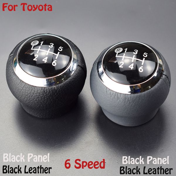 

manual car styling fit for corolla 1.8mt 2007-2013 avensis yaris d4d rav4 cruiser scion 5/6 speed gear shift knob shifter