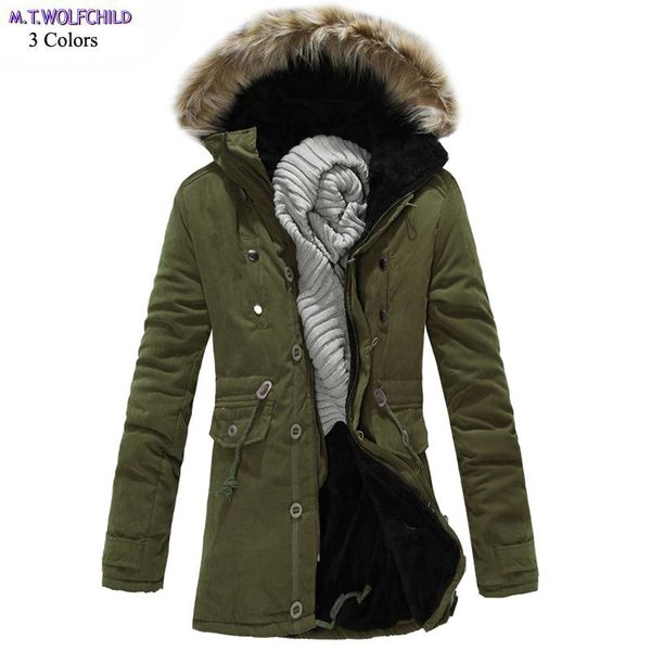 

good quality 2018 winter new mens hooded long sleeve thick trench coats casual mens fleece warm outerwear fashion clothing, Tan;black
