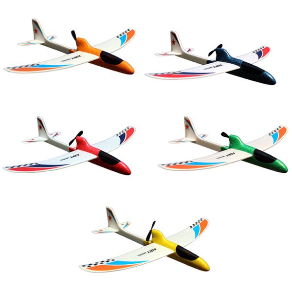 

toy children streamline gift capacitor hand throwing electric educational model funny diy glider foam rc airplane