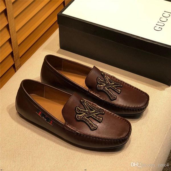 

21fw luxury brands мужская обувь купон на casual men бездельников 2019 весна лето мужские flats обувь обувь мягкая замша мокасины daj, Black
