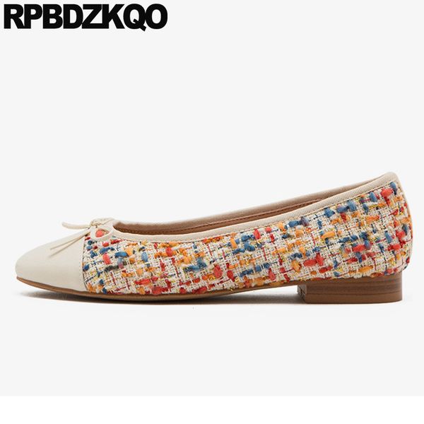

medium heels colourful black brand women shoes 2019 round toe brown plus size thick luxury slip on bow block pumps plaid chunky