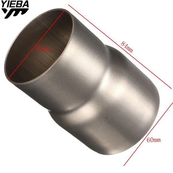 

36mm 51mm universal exhaust adapter reducer connector pipe tube for an250 an400 an650 burgmom250 burmae400 drz 400 s/sm