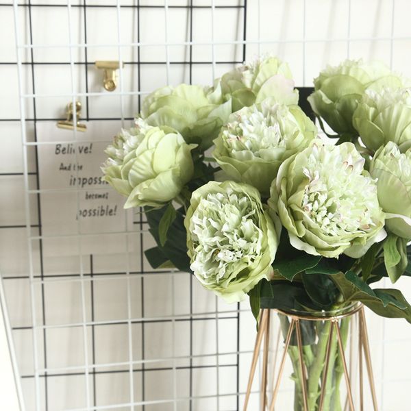 

european artificial silk dutch peony flower home l table decoration fake flower wedding scene decoration valentine'sday gift
