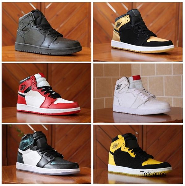 

new 1 1s high og "3" pick mens basketball shoes bred banned royal shattered blackboard shadow chicago athletic sports j1 sneakers