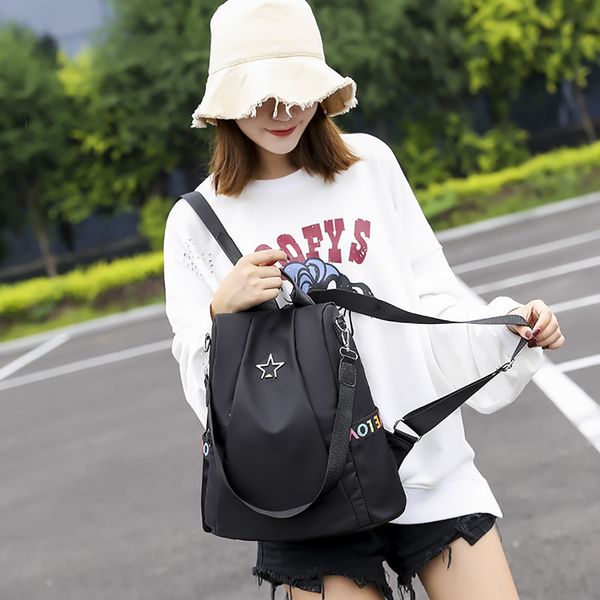 

sleeper #w401 2019 new fashion women anti-theft backpack personality wild oxford cloth small backpack mochila ing
