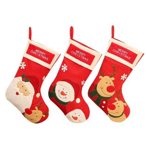 

christmas pendant creative storage bag socks for christmas decoration hanging ornaments props diy accessories
