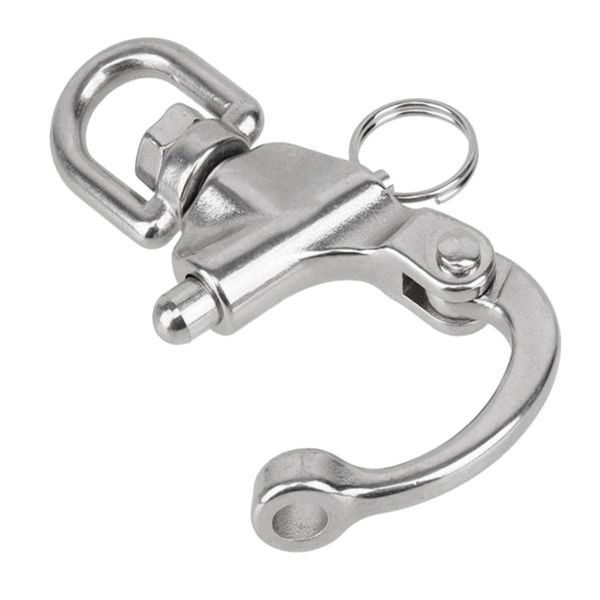 

70mm stainless steel swivel snap shackle marine boat yacht sailing hardware