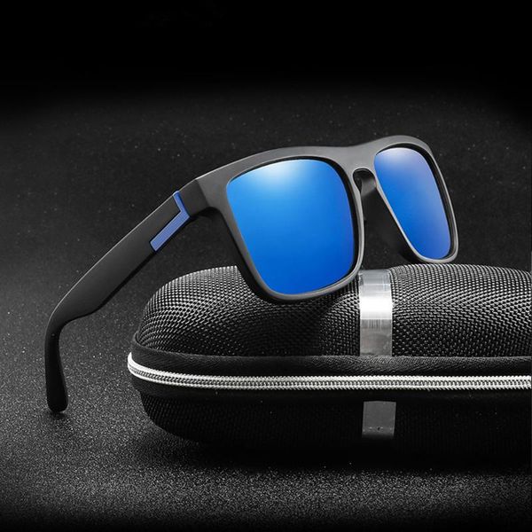 

muselife revamp of sport men sunglasses polarized shockingly colors sun glasses outdoor driving pchromic sunglass with box, White;black