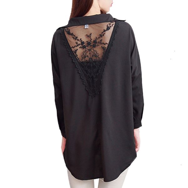 

women clothing blouses for women plus size women shirt lace blouse large size blusa feminina floral blouses floral 4xl ca23, White