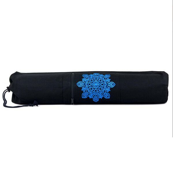 

liplasting new bags 1*canvas yoga pilates mat bag carry strap drawstring quality sport gym fitness backpack