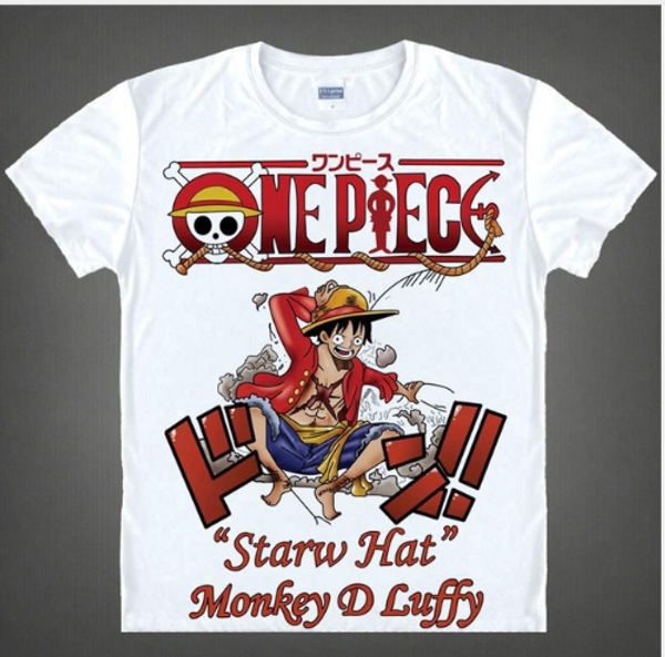 

новый аниме мультфильм one piece обезьяна d. луффи ророноа зоро нами тони измельчитель 3d печатных женщин / мужчин с коротким рукавом мужска, White;black