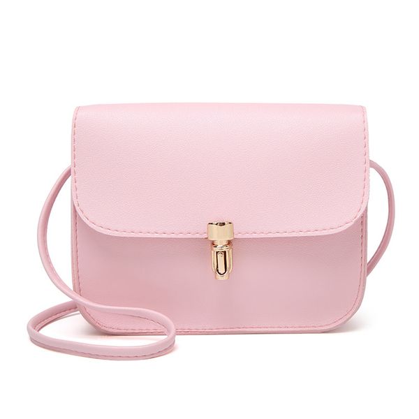 

solid pu leather mobilephone single shoulder money wallet lock messenger fashion long strap crossbody pouch women bag flap daily