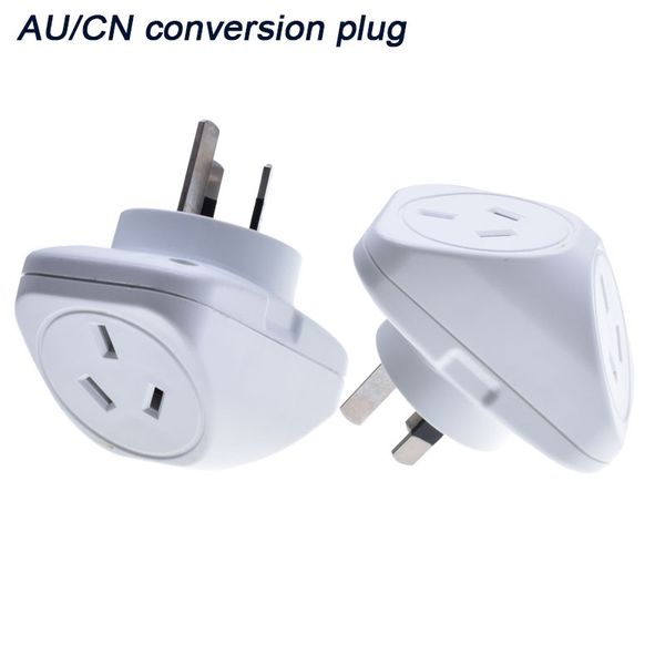 

australia conversion socket one turn two ways 10a250v socket converter white 3pins change two port
