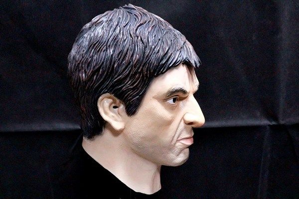 

высокое качество полностью удивительный реалистичная latex tony montana маска из супер маска star аль пачино