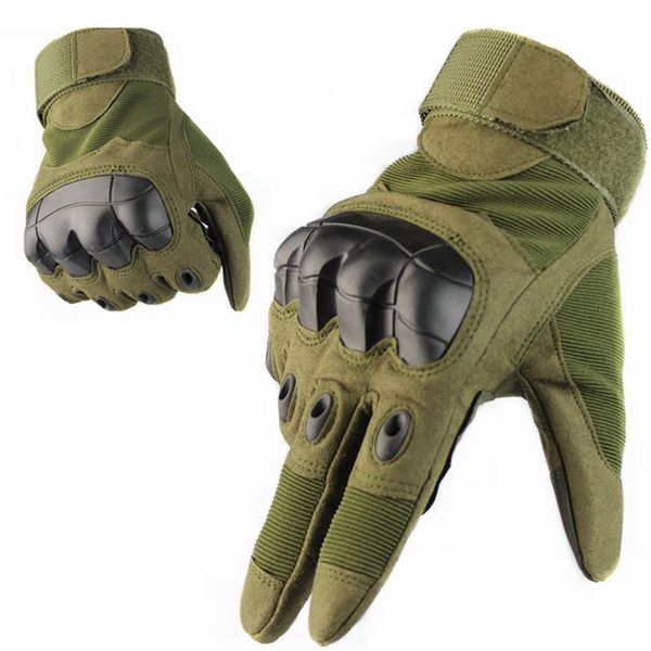 

hard knuckle touch screen tactical gloves army comabt shooting hunting armed gloves full finger sport, Black