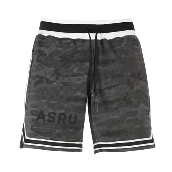 

2020 men running sports shorts leggings jogging fitness shorts sportswear quick dry camouflage elastic gyms workout short pant, Black;blue