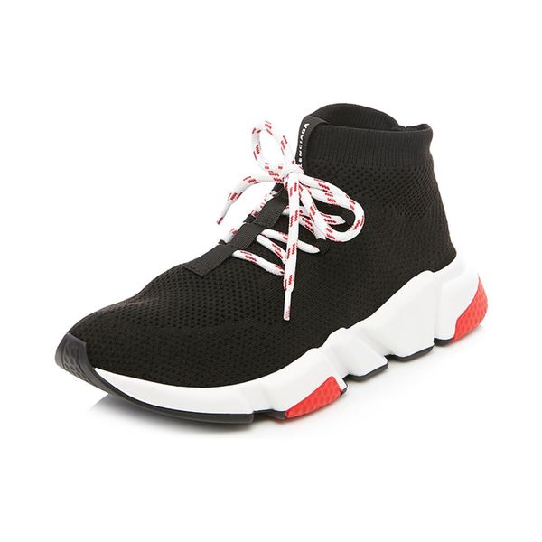 

2020 designer sneakers speed trainer runner black red triple black fashion flat socks boots casual shoes size 36-48 f1