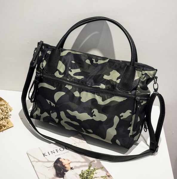 

Fashion Camouflage Women Handbag High Quality Oxford Cloth Shoulder Bags Large Capacity Man Briefcase Bag Crossbody
