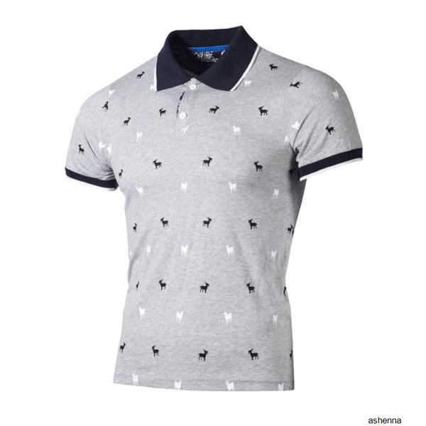 

mens designer summer dress men leisure lapel trend printing big code short sleeve t shirtd9amjkmt, White;black