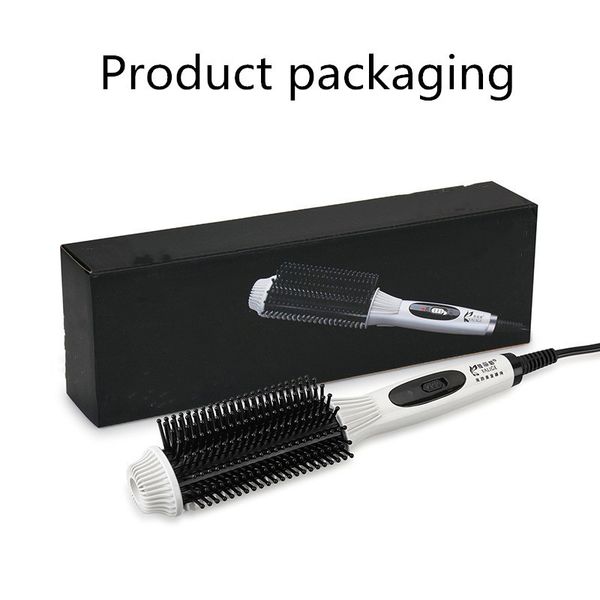 

professional hair dryer brush 2 in 1 hair straightener curler comb volumizer hair comb styling curling flat iron