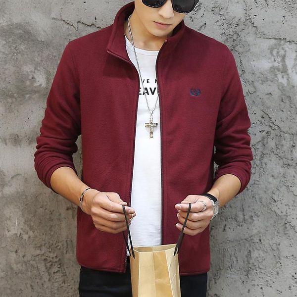 

brand clothing jacket men fashion mens spring jacket casual slim fit outerwear fleece men jackets and coats jaqueta masculina elastic, Black;brown