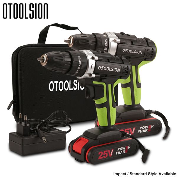 

25v dual speed cordless drill 1500mah rechargeable lithium battery multi-function mini hand drill power tools for drilling