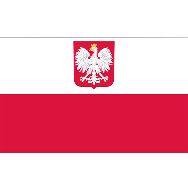 

poland flag yehoy hanging 90*150cm for decoration