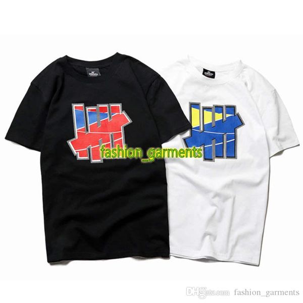 

2019 mens высокого качества t-shirt дизайнерский с коротким рукавом street style hip hop личностные trend с коротким рукавом непобедимые пят, White;black
