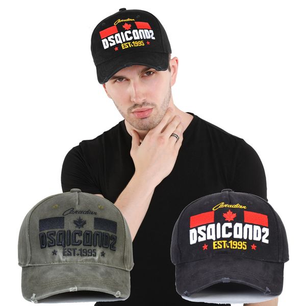 

new embroidery cotton letter men's baseball cap est 1995 baseball hat dad hat casual cap hip hop cap snapback caps maple leaf d2 dad ha, Blue;gray