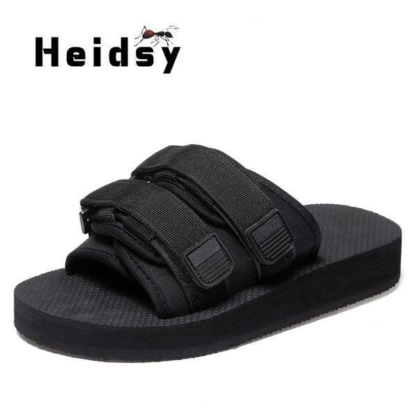 

2020 новый унисекс сандалии мужчины летний пляж гладиатор мода мужская открытый сандалии обувь шлепанцы тапочки квартиры большой размер 35-4, Black