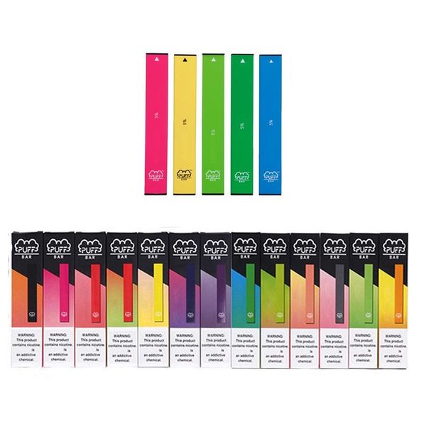 

Puff Bar new Disposable Device Pod Starter Kit 280mAh Battery 1.3ml Cartridge Vape Empty Pen With Security Code PK Posh Plus