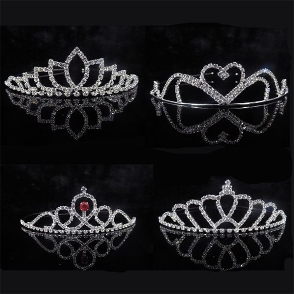 

female crown headbands bride wedding rhinestone hair hoop hollowing out hairs band with various pattern 5 25wy j1