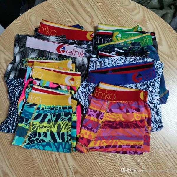 

color random pattern gay boxer brief for man underpanties underwear mens boxers colorful underwears shorts fish pattern male boxer, Black;white