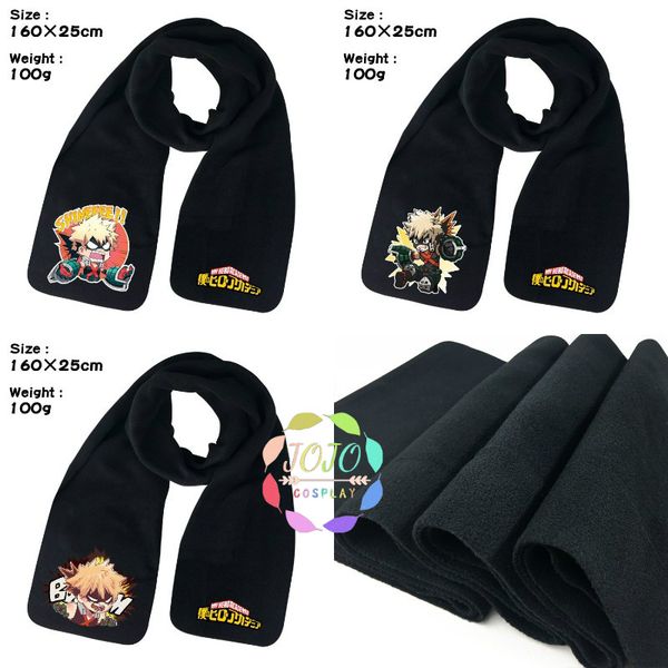 

hats, scarves & gloves sets my boku no hero academia bakugou katsuki printed scarf 62*9 inch winter autumn warm muffler student cape cosplay, Blue;gray