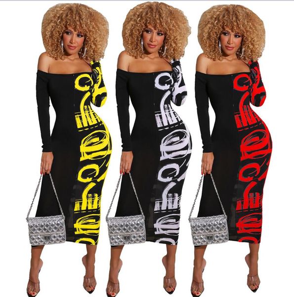 

size s-2xl designer women dress summer brand dresses europe and america fashion stitching multicolor long skirt wholesale, Black;gray