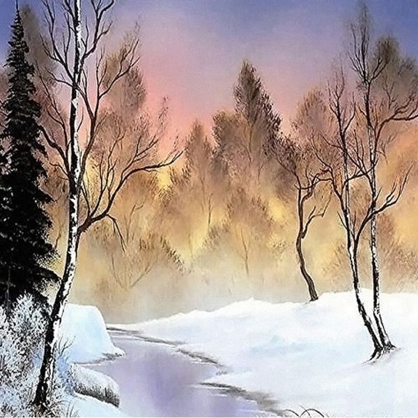 

full square/round drill 5d diy diamond painting kits "snow tree" cross stitch mosaic home decor crafts art experience toys gift a0