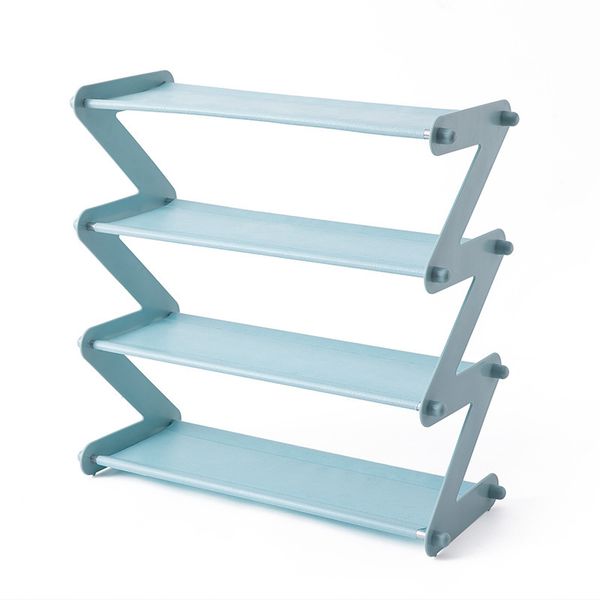 

home simple stainless steel assembled shoe rack oxford cloth simple storage shoe rack dormitory multilayer shoe storage rack