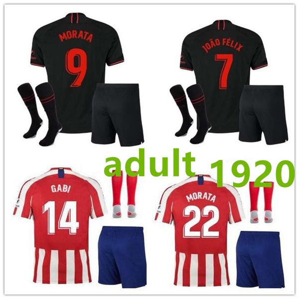 

2019 home away soccer jersey 19 20 football kit men, Black