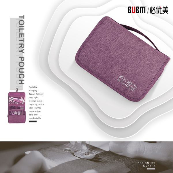 

bubm portable hanging organizer bag foldable cosmetic makeup case storage toiletry case wash organizer storage hanging pouch