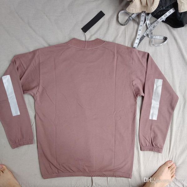 

новое прибытие 60643 мужские толстовки reflective crewneck толстовка 3m reflective мужчины женщины вскользь свитер hflswy325, Black