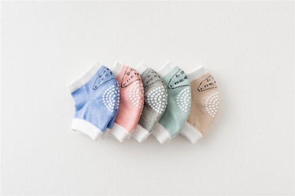 

toddler crawling knee pads breathable kids anti-fall child elbow pads toddler sports four seasons baby knee protection, Blue;gray