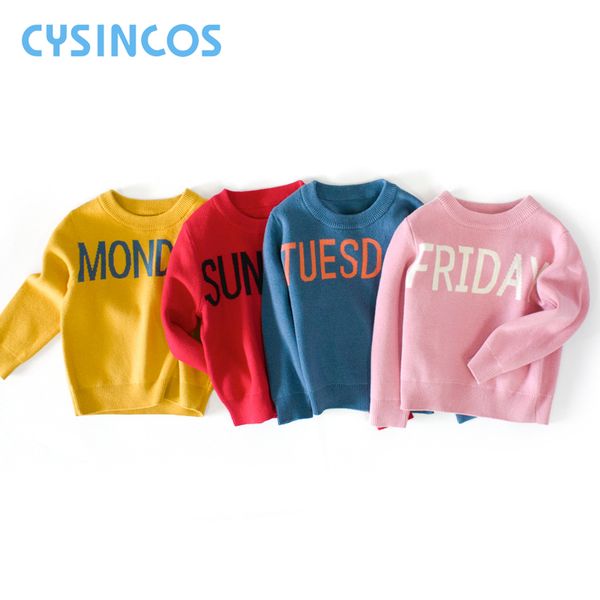 

baby sweater children date print knitting sweaters girl boy clothes fashion cute toddler clothes autumn winter costumes for 1-9t, Blue