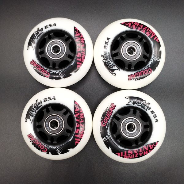 

skate wheel roller wheel pu 80*24 mm 85 a including bearing abec-9