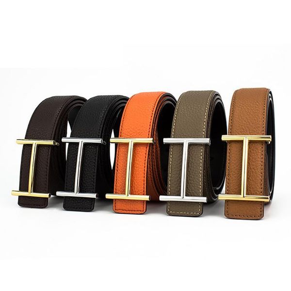 

fashion belts for mens genuine leather male women casual jeans vintage fashion strap waistband, Black;brown