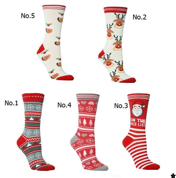 

wholesale christmas mens designer stockings casual warm winter knit wool men womens socks christmas decoration supplies 5 styles optionals, Black